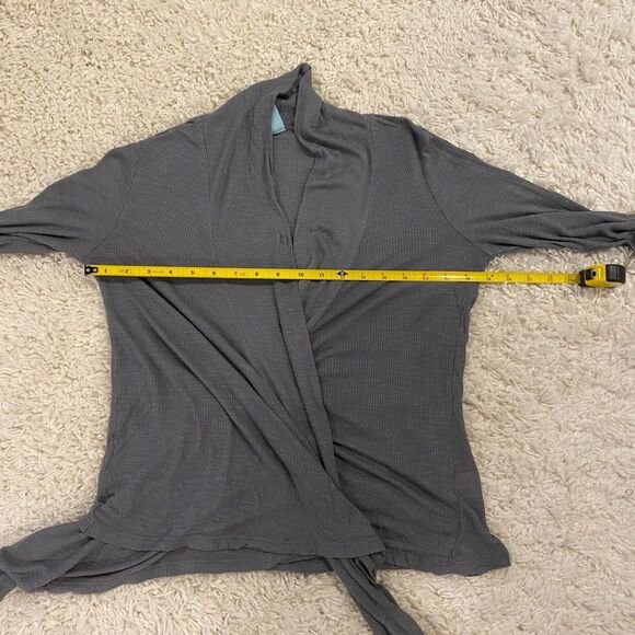 H.I.P Women's Open Cardigan. Gray. Medium. Lightweight. Grunge. Streetwear. Cute - Picture 8 of 9